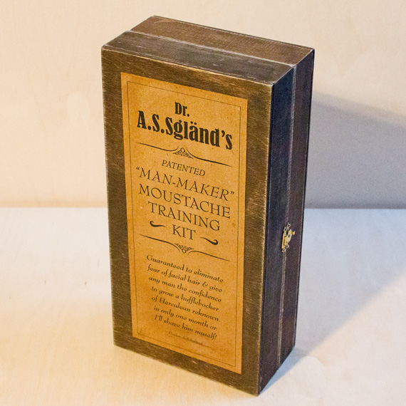 Patented Man-Maker Moustache Training Kit
