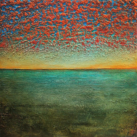 Lake Huron—rose after sunset